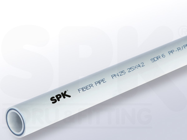 PPR, PN25 COMPOSITE FIBER PIPE (Glassfiber Reinforced)