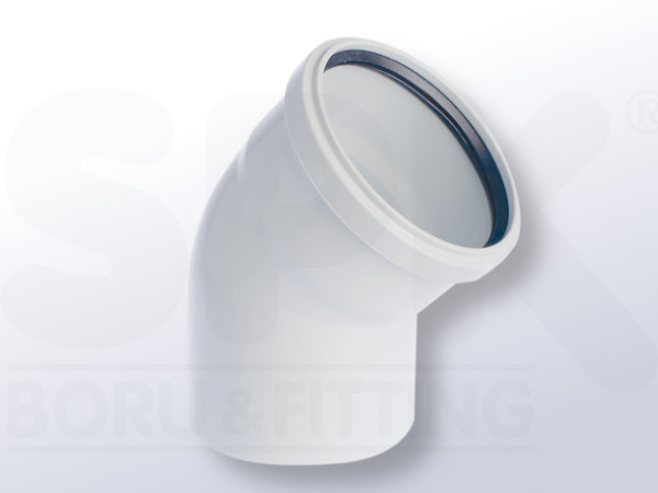 PVC, DİRSEK 45°