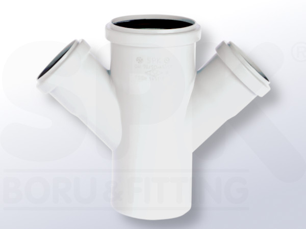 PVC, ÇİFT ÇATAL 45°